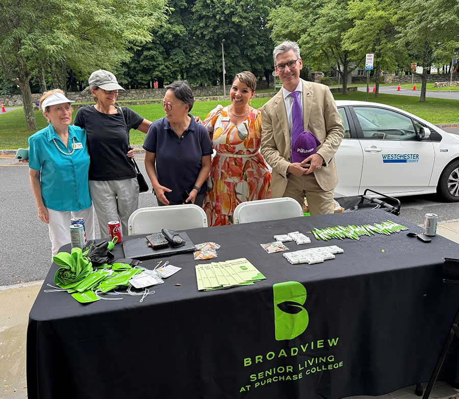 Broadview team with President Michael Steiper