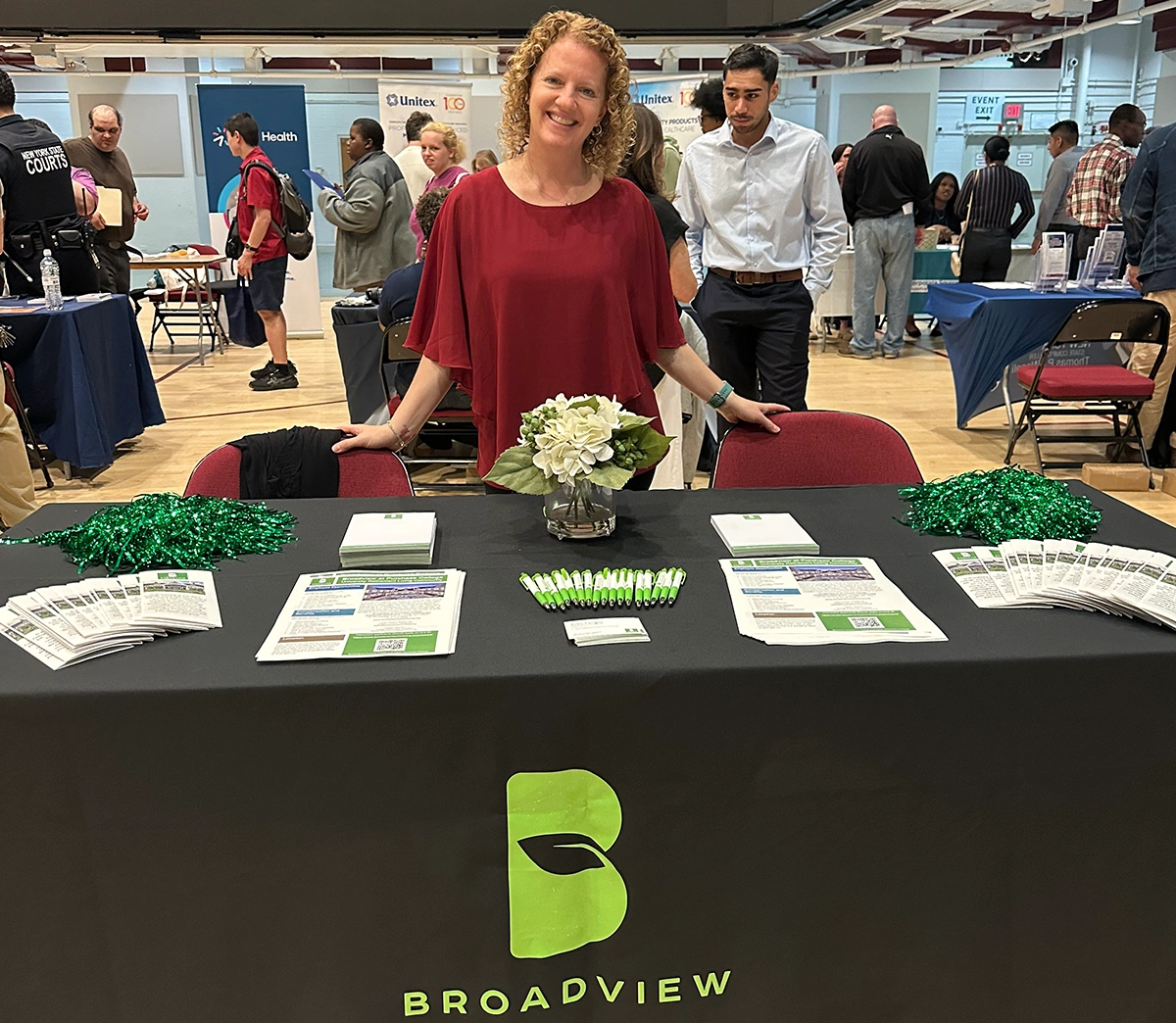 Julie Cangro at the Diverse Abilities Job Fair