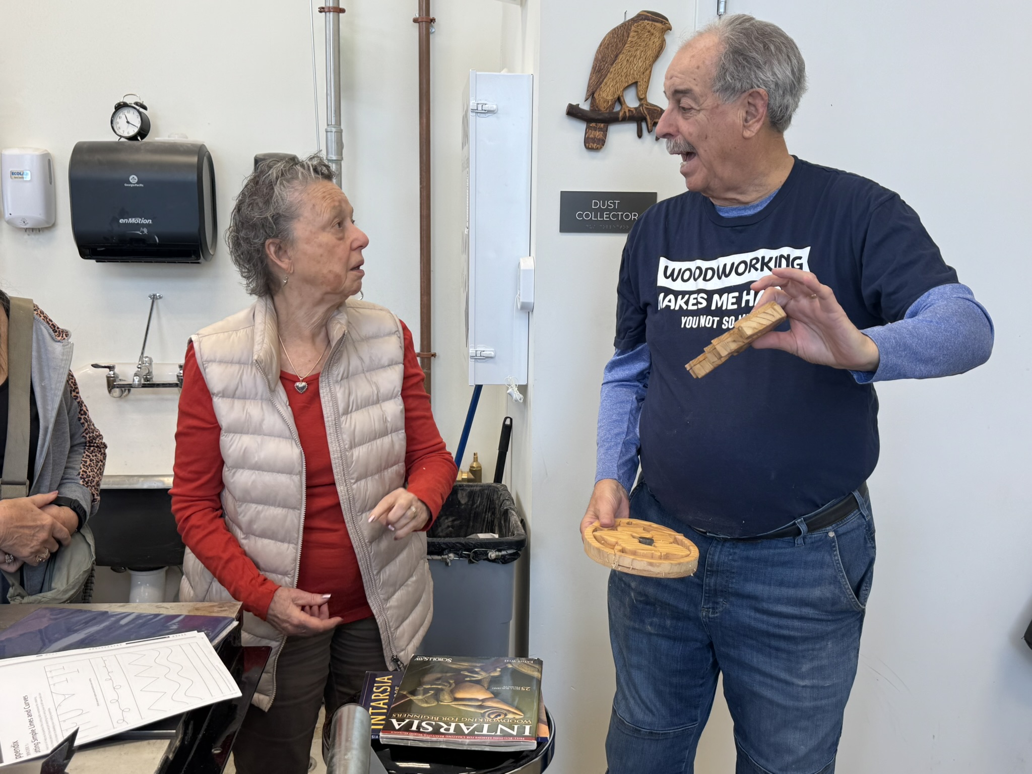 Trying a new skill: Women Learn Woodworking at Broadview